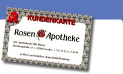 Rosenapotheke Dresden Kundenkarte